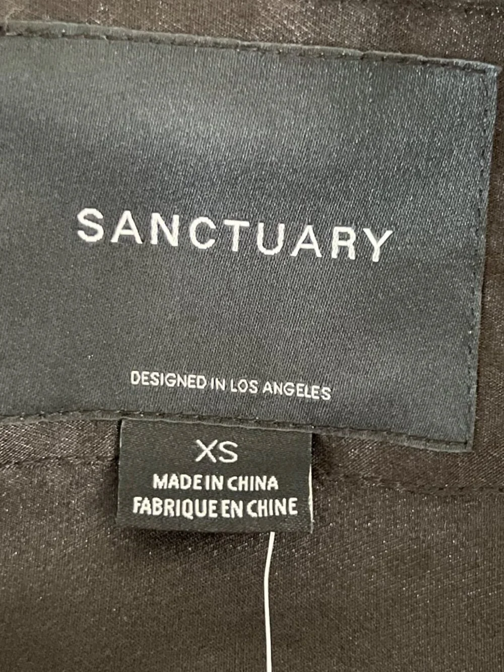 SANCTUARY Sheer Organza Bomber Jacket Black Sz XS NWT - Picture 3 of 5